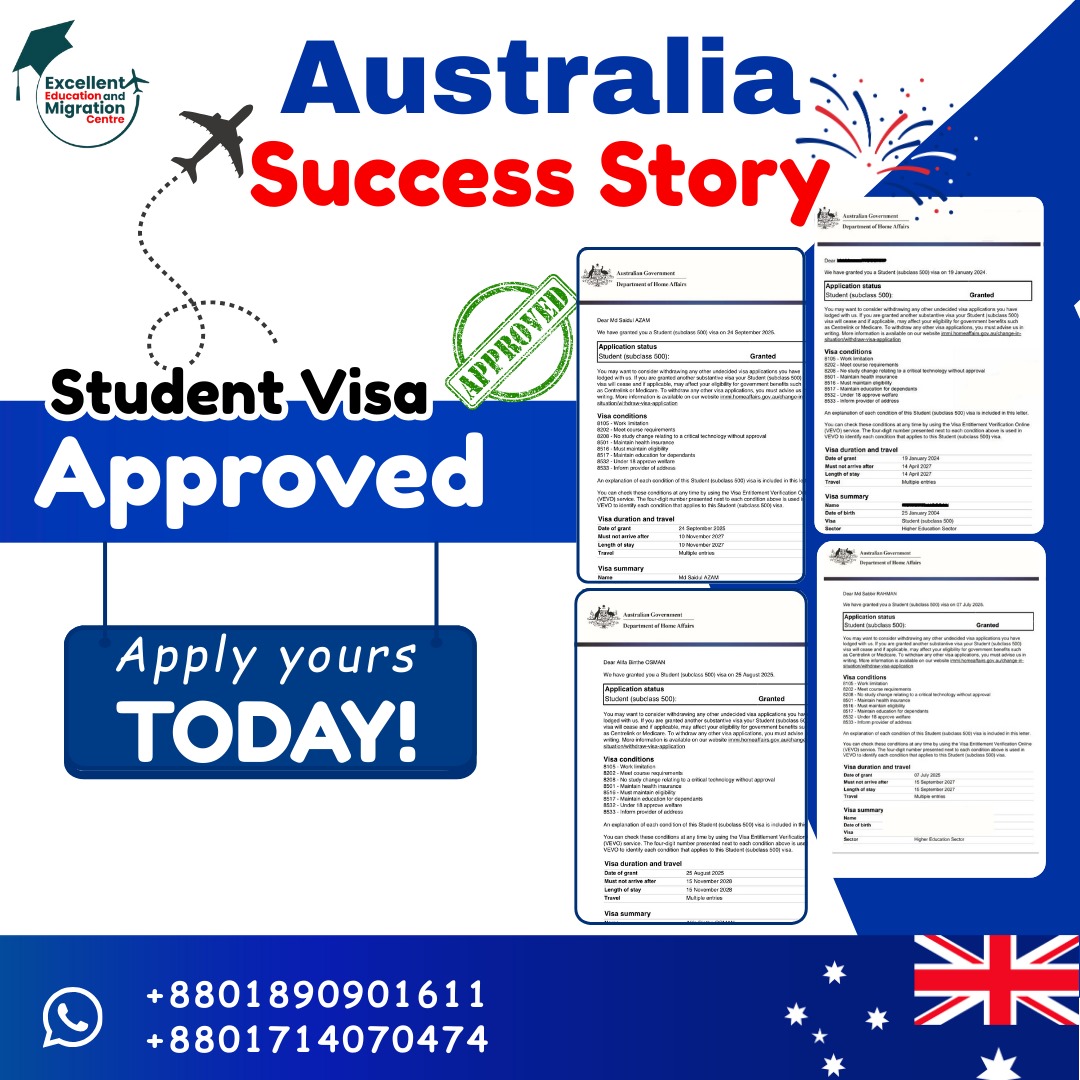 🎉Australia Student Visa Success Story